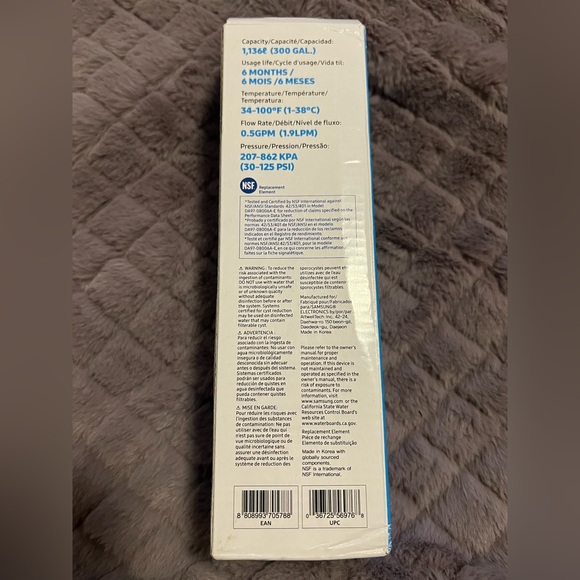 Samsung DA29-00020B HAF-CIN/EXP Genuine Refrigerator Water Filter - 1 PACK New - Picture 3 of 5